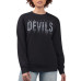 Женская свитшот New Jersey Devils G-III 4Her by Carl Banks Black Metallic Drop Printed Fleece