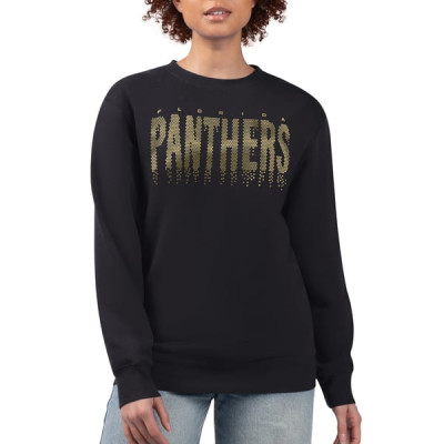 Женская свитшот Florida Panthers G-III 4Her by Carl Banks Black Metallic Drop Printed Fleece