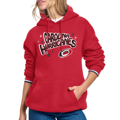 Женская Толстовка Carolina Hurricanes Starter Red Fireworks Fleece