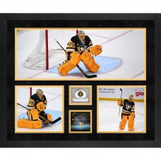 Marc-Andre Fleury Pittsburgh Penguins Fanatics Authentic Framed 20 x 24 Return to Pittsburgh 3-Photograph Collage with Game-Used Ice vs. Columbus Blue Jackets on September 27, 2025 - Limited Edition of 250