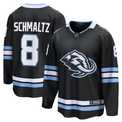 Джерси Utah Mammoth Nick Schmaltz Fanatics Black Home Breakaway