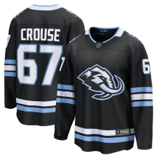 Джерси Utah Mammoth Lawson Crouse Fanatics Black Home Breakaway