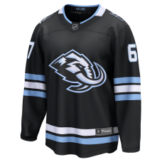 Джерси Utah Mammoth Lawson Crouse Fanatics Black Home Breakaway