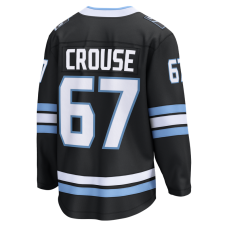 Джерси Utah Mammoth Lawson Crouse Fanatics Black Home Breakaway