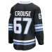 Джерси Utah Mammoth Lawson Crouse Fanatics Black Home Breakaway