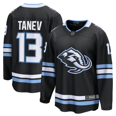Джерси Utah Mammoth Brandon Tanev Fanatics Black Home Breakaway