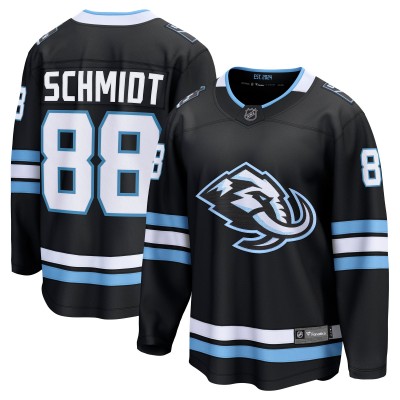 Джерси Utah Mammoth Nate Schmidt Fanatics Black Home Breakaway
