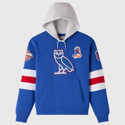 Толстовка New York Rangers OVO x NHL Blue Fleece