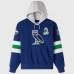 Vancouver Canucks OVO x NHL Blue Fleece Hoodie