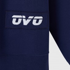 Edmonton Oilers OVO x NHL Navy Fleece Hoodie