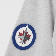 Winnipeg Jets OVO x NHL Heather Gray Fleece Sweatshirt