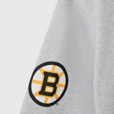 Boston Bruins OVO x NHL Heather Gray Fleece Sweatshirt