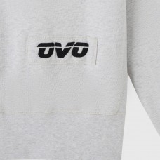 Boston Bruins OVO x NHL Heather Gray Fleece Sweatshirt