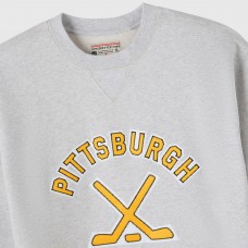Кофта Pittsburgh Penguins OVO x NHL Heather Gray Fleece