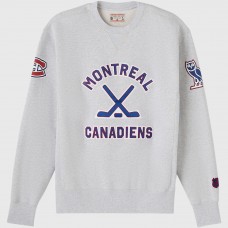 Montreal Canadiens OVO x NHL Heather Gray Fleece Sweatshirt