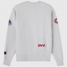 Montreal Canadiens OVO x NHL Heather Gray Fleece Sweatshirt
