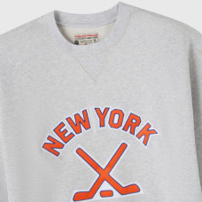 New York Islanders OVO x NHL Heather Gray Fleece Sweatshirt