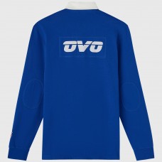 New York Islanders OVO x NHL Royal YD Striped Rugby Polo New York Islanders OVO x NHL Royal YD Striped Rugby Polo
