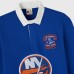 New York Islanders OVO x NHL Royal YD Striped Rugby Polo
