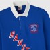 New York Rangers OVO x NHL Blue YD Striped Rugby Polo