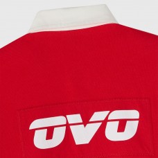 Detroit Red Wings OVO x NHL Red YD Striped Rugby Polo
