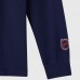 Edmonton Oilers OVO x NHL Navy YD Striped Rugby Polo