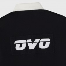 Los Angeles Kings OVO x NHL Black YD Striped Rugby Polo