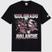 Colorado Avalanche OVO x NHL Black Graphic T-Shirt Colorado Avalanche OVO x NHL Black Graphic T-Shirt