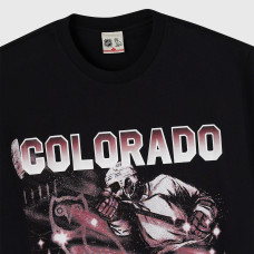 Colorado Avalanche OVO x NHL Black Graphic T-Shirt Colorado Avalanche OVO x NHL Black Graphic T-Shirt