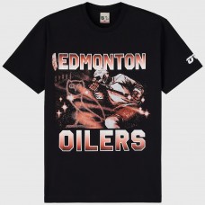 Edmonton Oilers OVO x NHL Black Graphic T-Shirt