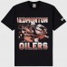 Edmonton Oilers OVO x NHL Black Graphic T-Shirt