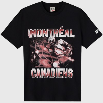 Montreal Canadiens OVO x NHL Black Graphic T-Shirt