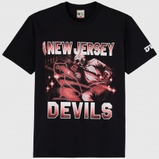New Jersey Devils OVO x NHL Black Graphic T-Shirt