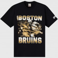Boston Bruins OVO x NHL Black Graphic T-Shirt