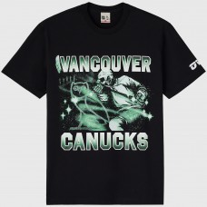 Vancouver Canucks OVO x NHL Black Graphic T-Shirt