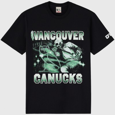 Vancouver Canucks OVO x NHL Black Graphic T-Shirt