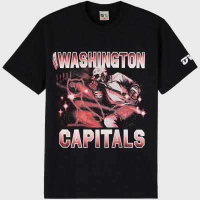 Washington Capitals OVO x NHL Black Graphic T-Shirt