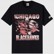Футболка Chicago Blackhawks OVO x NHL Black Graphic Футболка Chicago Blackhawks OVO x NHL Black Graphic