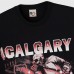 Calgary Flames OVO x NHL Black Graphic T-Shirt