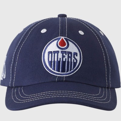 Edmonton Oilers OVO x NHL Navy Adjustable Sport Hat