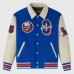 New York Islanders OVO x NHL Royal Full-Snap Varsity Jacket