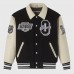Los Angeles Kings OVO x NHL Black Full-Snap Varsity Jacket