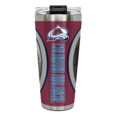 Colorado Avalanche 32oz Big Slim Game Puck Travel Tumbler Colorado Avalanche 32oz Big Slim Game Puck Travel Tumbler