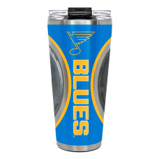 St. Louis Blues 32oz Big Slim Game Puck Travel Tumbler St. Louis Blues 32oz Big Slim Game Puck Travel Tumbler