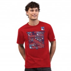 Футболка New York Rangers Starter Red Logo Collage Футболка New York Rangers Starter Red Logo Collage