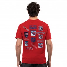 Футболка New York Rangers Starter Red Logo Collage Футболка New York Rangers Starter Red Logo Collage