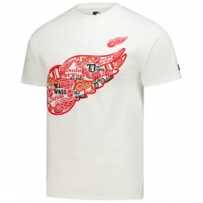 Detroit Red Wings Starter White Logo Collage T-Shirt