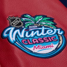 Florida Panthers Mitchell & Ness Navy 2026 Winter Classic Full-Snap Varsity Jacket Florida Panthers Mitchell & Ness Navy 2026 Winter Classic Full-Snap Varsity Jacket