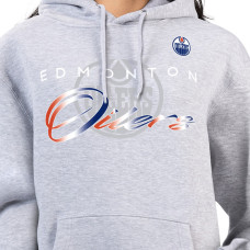 Женская толстовка Edmonton Oilers G-III 4Her by Carl Banks Gray Shadow Logo Fleece Женская толстовка Edmonton Oilers G-III 4Her by Carl Banks Gray Shadow Logo Fleece