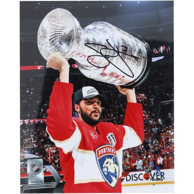 Seth Jones Florida Panthers Autographed Fanatics Authentic 2025 Stanley Cup Champions 8 x 10 Raising Cup Photograph